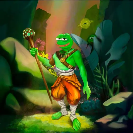 Pepe The Jungle Frog NFT